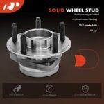 A-Premium® 2 Pcs Wheel Hub Bearing Assembly - Image 9