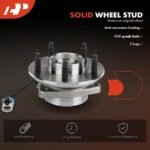 A-PremiumĀ® 2 Pcs Front Wheel Bearing Hub Assembly - Image 8