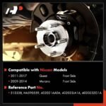 A-PremiumĀ® Front Driver or Passenger Wheel Hub Bearing Assembly - Image 2