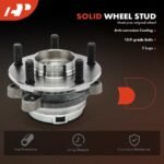 A-PremiumĀ® Front Driver or Passenger Wheel Hub Bearing Assembly - Image 9