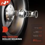 A-PremiumĀ® 2 Pcs Front Wheel Bearing Hub Assembly - Image 3