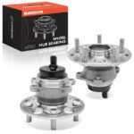 A-Premium® 2 Pcs Wheel Hub and Bearing Assembly with ABS Sensor