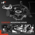 A-PremiumĀ® 2x Front Steering Knuckle & Wheel Hub Bearing Assembly - Image 7