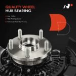 A-PremiumĀ® 2x Front Steering Knuckle & Wheel Hub Bearing Assembly - Image 5