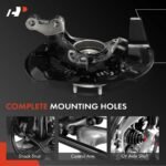 A-PremiumĀ® 2x Front Steering Knuckle & Wheel Hub Bearing Assembly - Image 7