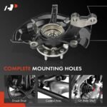 A-PremiumĀ® 2x Front Steering Knuckle & Wheel Hub Bearing Assembly - Image 7