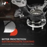 A-Premium® Front Passenger Steering Knuckle & Wheel Hub Bearing Assembly - Image 6