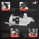 A-Premium® Starter Motor 1.4KW 12V CW 9 Teeth - Image 5