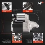 A-Premium® Starter Motor 1.2KW 12V CCW 9 Teeth - Image 4