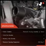 A-PremiumĀ® Engine Coolant Thermostat Housing Assembly - Image 2