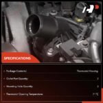 A-PremiumĀ® Engine Coolant Thermostat Housing Assembly - Image 2