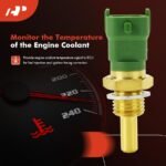 A-Premium® Engine Coolant Temperature Sender with Gauge - Image 2