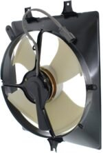 Item Auto® A/C Condenser Fan - Passenger Side Fan Blade, Motor and Shroud - Image 2