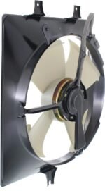 Item Auto® A/C Condenser Fan - Passenger Side Fan Blade, Motor and Shroud - Image 3