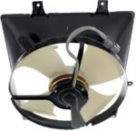 Item Auto® A/C Condenser Fan - Passenger Side Fan Blade, Motor and Shroud - Image 4