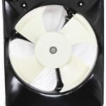 Item Auto® A/C Condenser Fan - Driver Side Fan Blade, Motor and Shroud, 4 Cyl., 2.3L Engine