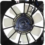 Item Auto® A/C Condenser Fan - Fan Blade, Motor, and Shroud, 4 Cyl., 1.5L Engine