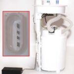 DriveMotive® Fuel Pump, With Fuel Sending Unit, Plastic Tank 4.8 in. Outer Flange Diameter
