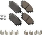 Akebono® Front and Rear Ceramic Brake Pad Set - Image 3