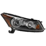 Replacement Driver and Passenger Side Headlights, with Bulbs, Halogen, Sedan