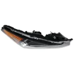 Replacement Driver and Passenger Side Headlights, with Bulbs, Halogen, Sedan - Image 6