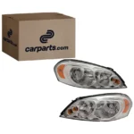 Replacement Driver and Passenger Side Halogen Headlight, With bulb(s), OE Comparable Finish - Image 6