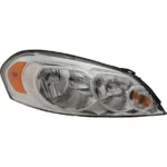 Replacement Driver and Passenger Side Halogen Headlight, With bulb(s), OE Comparable Finish