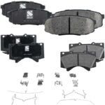 JC Whitney® Front and Rear Brake Pad Sets, Ceramic Pad Material