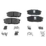 JC Whitney® Front and Rear Brake Pad Sets, Ceramic Pad Material - Image 11