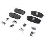 JC Whitney® Front and Rear Brake Pad Sets, Ceramic Pad Material - Image 12