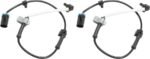 Replacement® Front, Driver and Passenger Side ABS Speed Sensor Set of 2