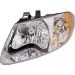 Replacement Driver and Passenger Side Headlights, with Bulbs, Halogen, 113.3 in. Short Wheelbase, without turn signal light Bulbs