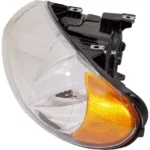 Replacement Driver and Passenger Side Headlights, with Bulbs, Halogen, 113.3 in. Short Wheelbase, without turn signal light Bulbs - Image 4