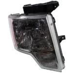 Replacement Driver and Passenger Side Headlights, with Bulbs, Halogen, with Chrome Trim - Image 4