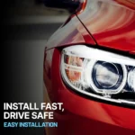 Replacement Driver and Passenger Side Headlights, with Bulbs, Halogen, with Chrome Trim - Image 7