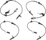 Replacement® Front and Rear, Driver and Passenger Side ABS Speed Sensor Set of 4