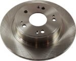 SureStop® Rear Brake Disc, Natural Finish, Plain Surface, Solid, 5 Lugs, 281.69 mm, Pro-Line Series