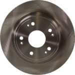 SureStop® Rear Brake Disc, Natural Finish, Plain Surface, Solid, 5 Lugs, 281.69 mm, Pro-Line Series - Image 3