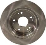 SureStop® Rear Brake Disc, Natural Finish, Plain Surface, Solid, 5 Lugs, 281.69 mm, Pro-Line Series - Image 4