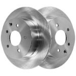 SureStop® Rear Brake Discs, Plain Surface, Solid, 5 Lugs, 11.48 in. Disc Diameter, Pro-Line Series
