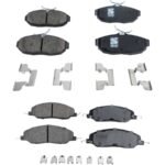 SureStop® Front and Rear Brake Pad Sets, Ceramic, Convertible/Coupe, Pro-Line Series