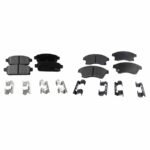 SureStop® Front and Rear Brake Pad Sets, Pro-Line Series, Organic - Front; Ceramic - Rear Pad Material