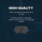 SureStop® Front and Rear Brake Pad Sets, Ceramic, For Models without Performance Brakes, Pro-Line Series - Image 17