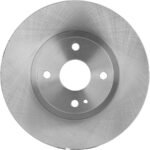 SureStop® Front, Driver or Passenger Side Brake Disc, Natural Finish, Plain Surface, Vented, 4 Lugs, 269.49 mm, 1.8L, 4Cyl, Pro-Line Series