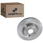 SureStop® Front, Driver or Passenger Side Brake Disc, Plain Surface, Vented, 5 Lugs, 11.65 in. Disc Diameter, 296Mm Front Disc, Pro-Line Series - Image 4