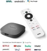 ONN Android TV 4K UHD Streaming Device with Voice Remote Control Google Assistant & High Speed HDMI Cable (100026240) Black - Image 5