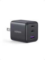 UGREEN 3-Port 30W USB C Charger Block, GaN II Type C Fast Charging, Black