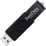 SamData 32GB USB Flash Drives 2 Pack 32GB Thumb Drives Memory Stick Jump Drive with LED Light for Storage and Backup (2 Colors: Black Blue) - Image 2