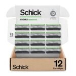 Schick Hydro Sensitive 5-Blade Razors for Men Refills, 12 ct