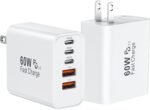 USB C Charger Block Fast Charging, 60W Phone Charger USBC Wall Plug Adapter